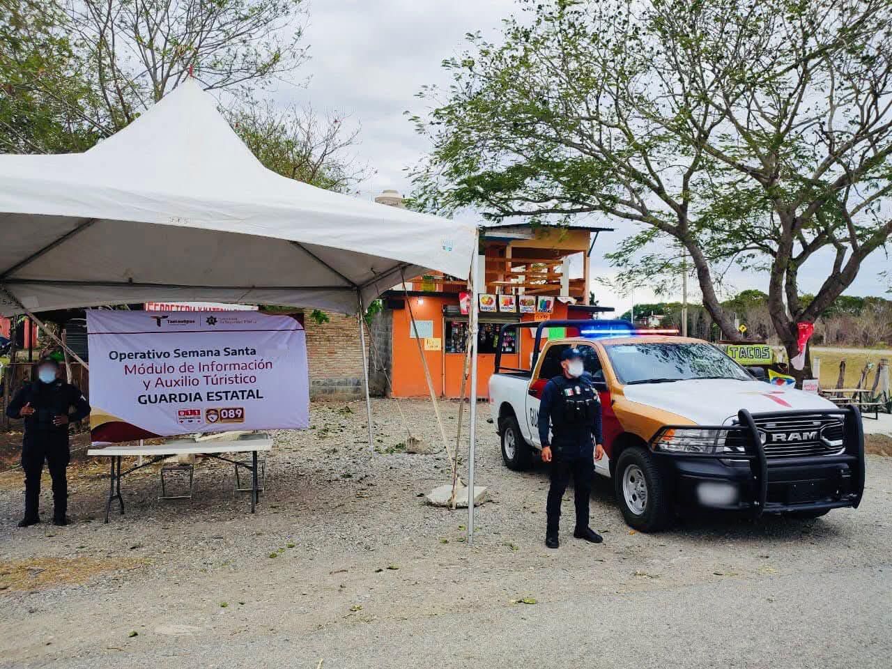 Refuerza vigilancia Guardia Estatal en sitios turísticos y carreteras de Tamaulipas