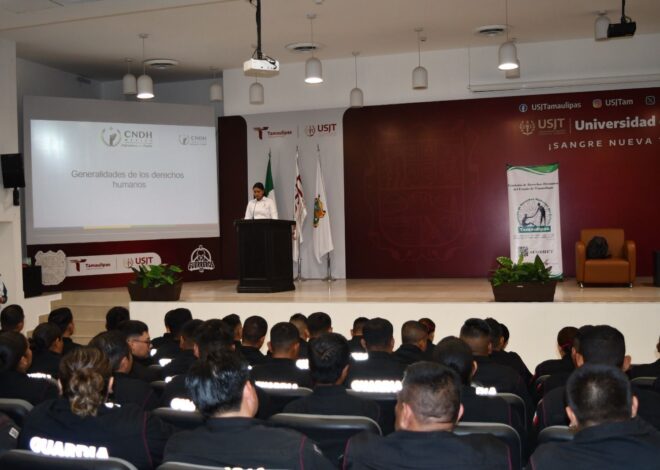 Recibe Guardia Estatal capacitación intensiva en derechos humanos