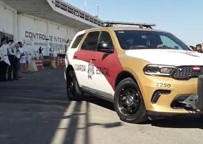 Participa Guardia Estatal en banderazo de operativo “Heroínas y Héroes Paisanos” en Nuevo Laredo