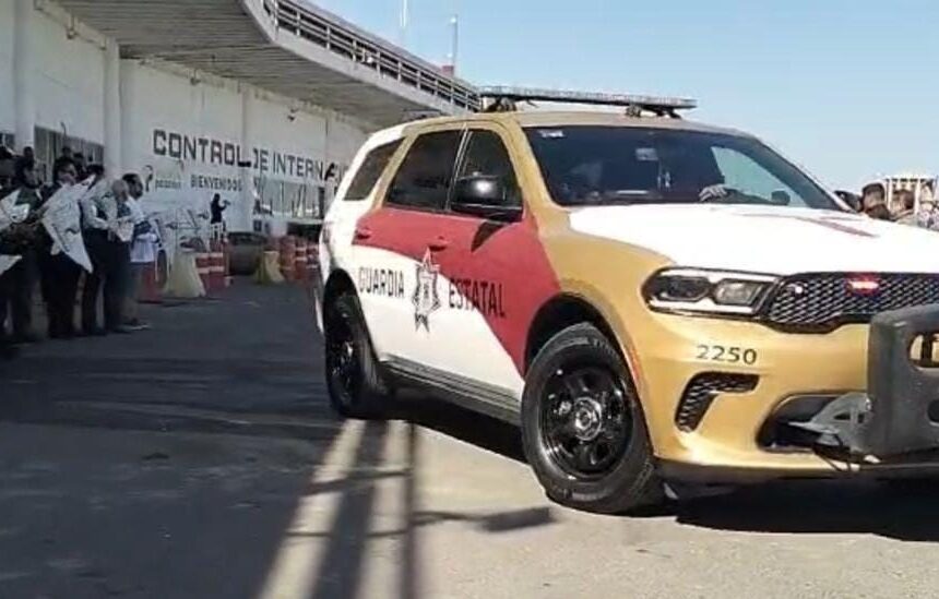 Participa Guardia Estatal en banderazo de operativo “Heroínas y Héroes Paisanos” en Nuevo Laredo