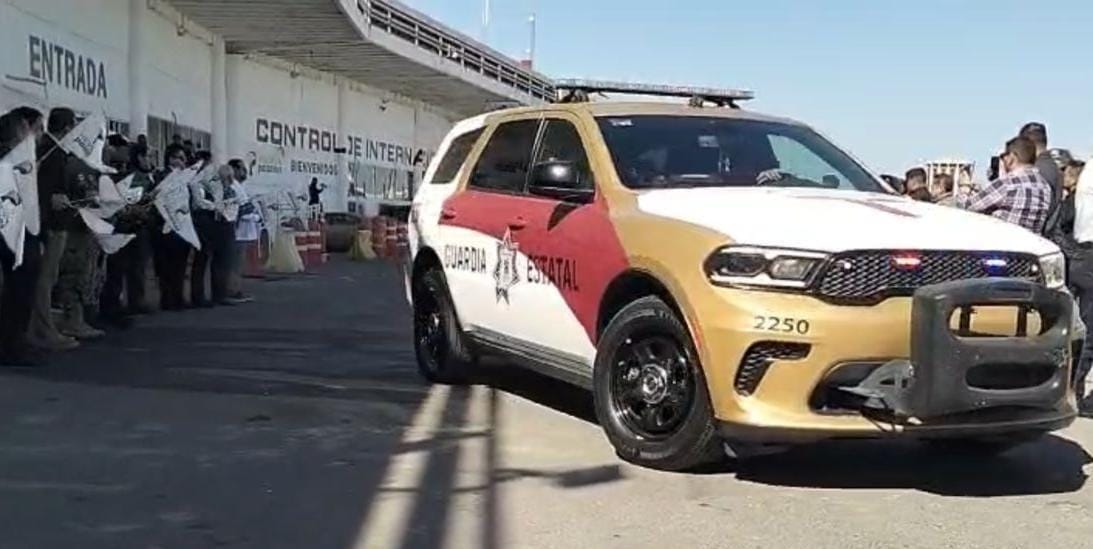 Participa Guardia Estatal en banderazo de operativo “Heroínas y Héroes Paisanos” en Nuevo Laredo