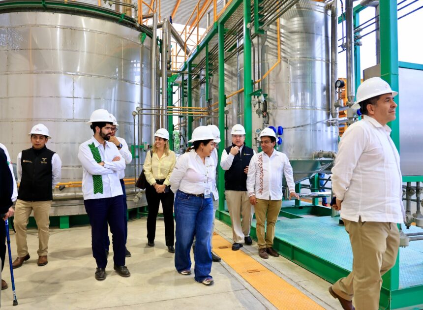 Autoridades federales de energía realizan recorrido en la planta de pirólisis de plásticos en Altamira