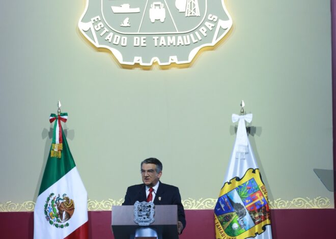 En su Cuarto Informe, el gobernador Américo Villarreal exhortó a evitar la reacción de aquellos que pretenden, desde las noticias falsas, abrir de nuevo el espacio a las oligarquías