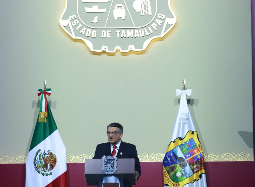 En su Cuarto Informe, el gobernador Américo Villarreal exhortó a evitar la reacción de aquellos que pretenden, desde las noticias falsas, abrir de nuevo el espacio a las oligarquías