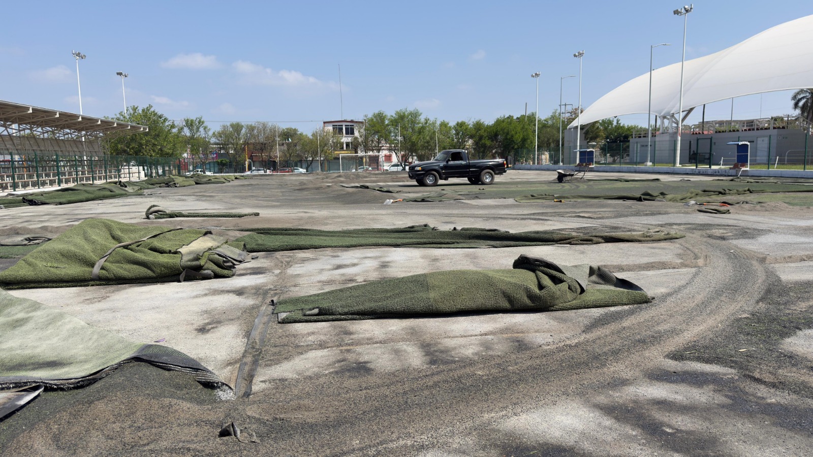 Inicia la rehabilitación de la cancha Enrique Borja de Ciudad Victoria