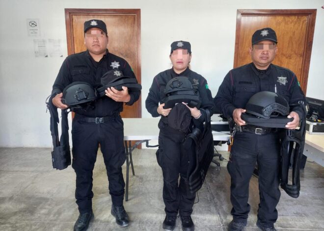 Entrega SSPT equipo táctico a Guardia Estatal en Ciudad Victoria y Tula