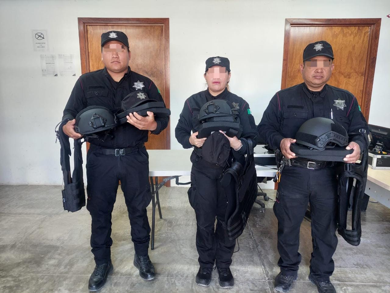 Entrega SSPT equipo táctico a Guardia Estatal en Ciudad Victoria y Tula