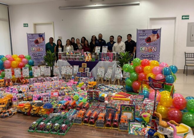 Sectur se suma a la colecta de juguetes del DIF Tamaulipas