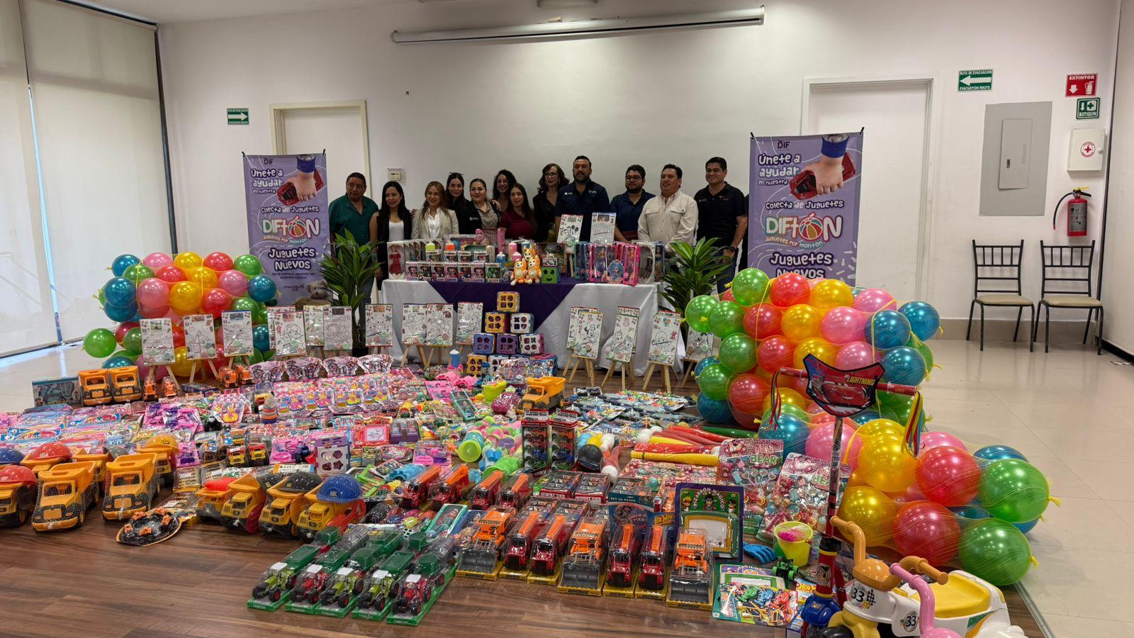 Sectur se suma a la colecta de juguetes del DIF Tamaulipas