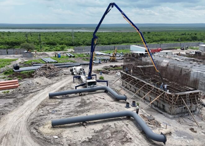 Avanzan en tiempo y forma obras hidráulicas en Tamaulipas