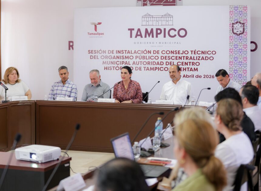 Encabeza Mónica Villarreal transformación del Centro Histórico de Tampico a través de ACEHTAM