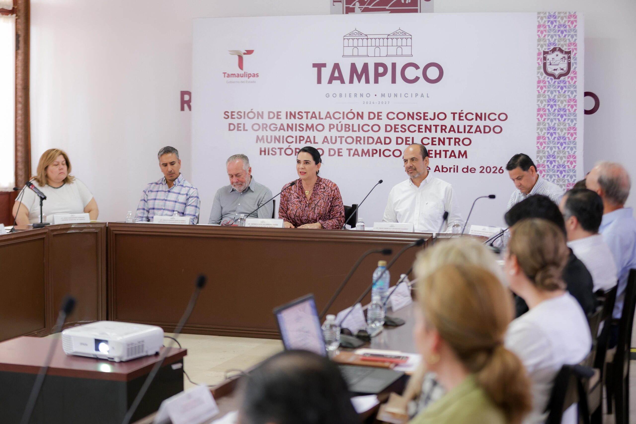 Encabeza Mónica Villarreal transformación del Centro Histórico de Tampico a través de ACEHTAM
