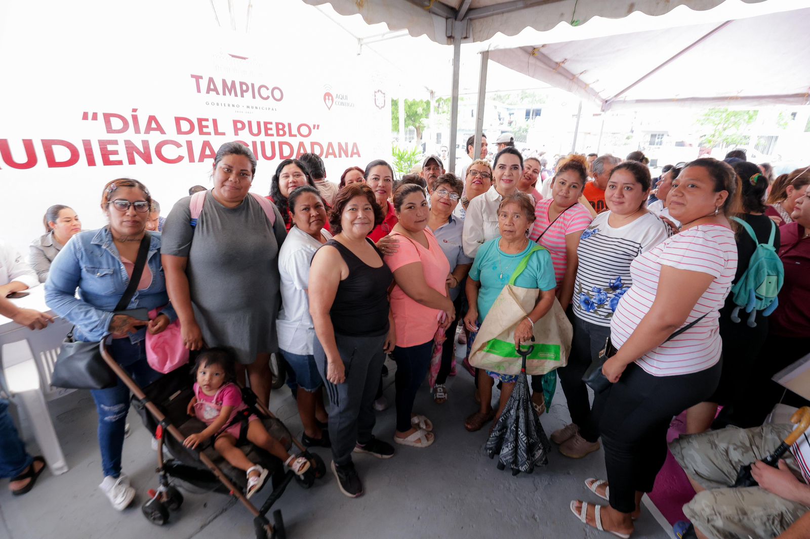 Reafirma Mónica Villarreal compromiso ciudadano con jornada “Aquí Contigo”