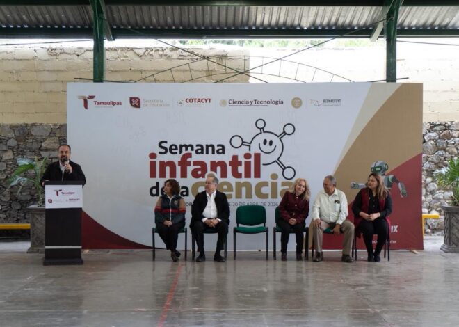 Fomenta COTACYT vocaciones científicas en la niñez tamaulipeca con la Semana Infantil de la Ciencia