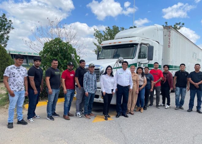 Capacitan UTNL e ITACE a nuevos operadores mediante curso de tractocamiones