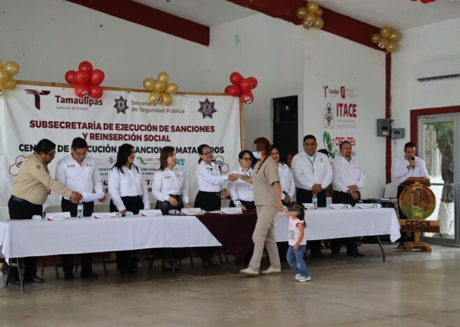 Entrega ITACE 256 constancias de capacitación laboral en CEDES Matamoros