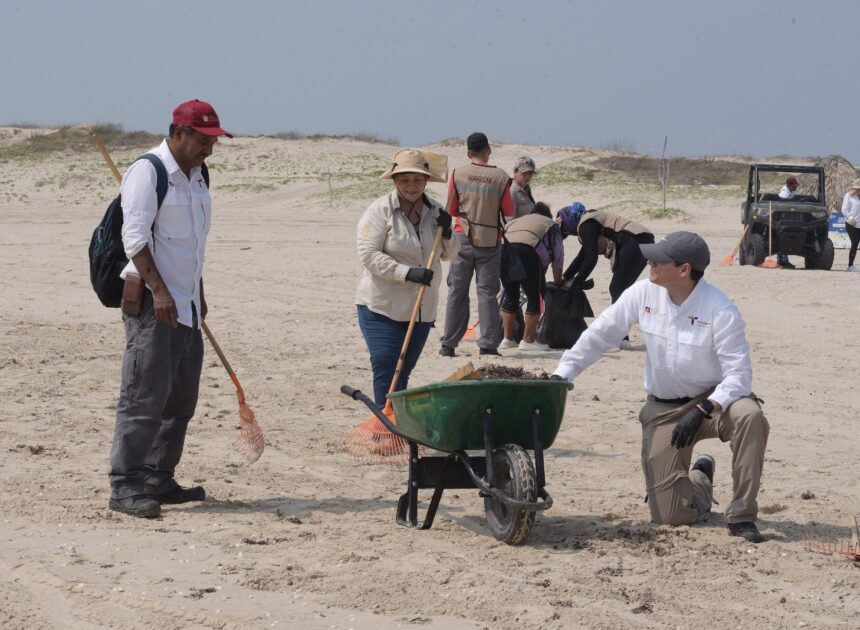 Suma Tamaulipas esfuerzos con la Federación para conservar playas y costas