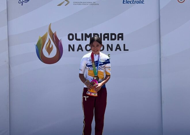 Tiene Tamaulipas campeona de Olimpiada Nacional en Ciclismo