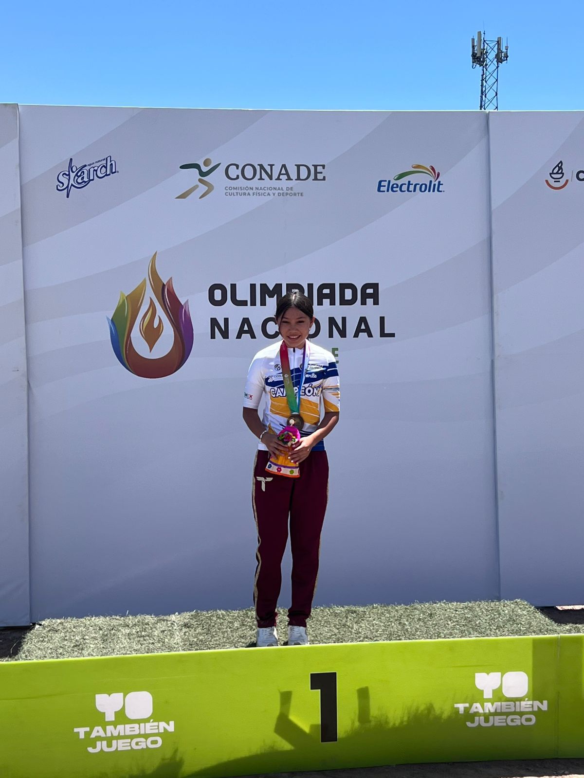 Tiene Tamaulipas campeona de Olimpiada Nacional en Ciclismo