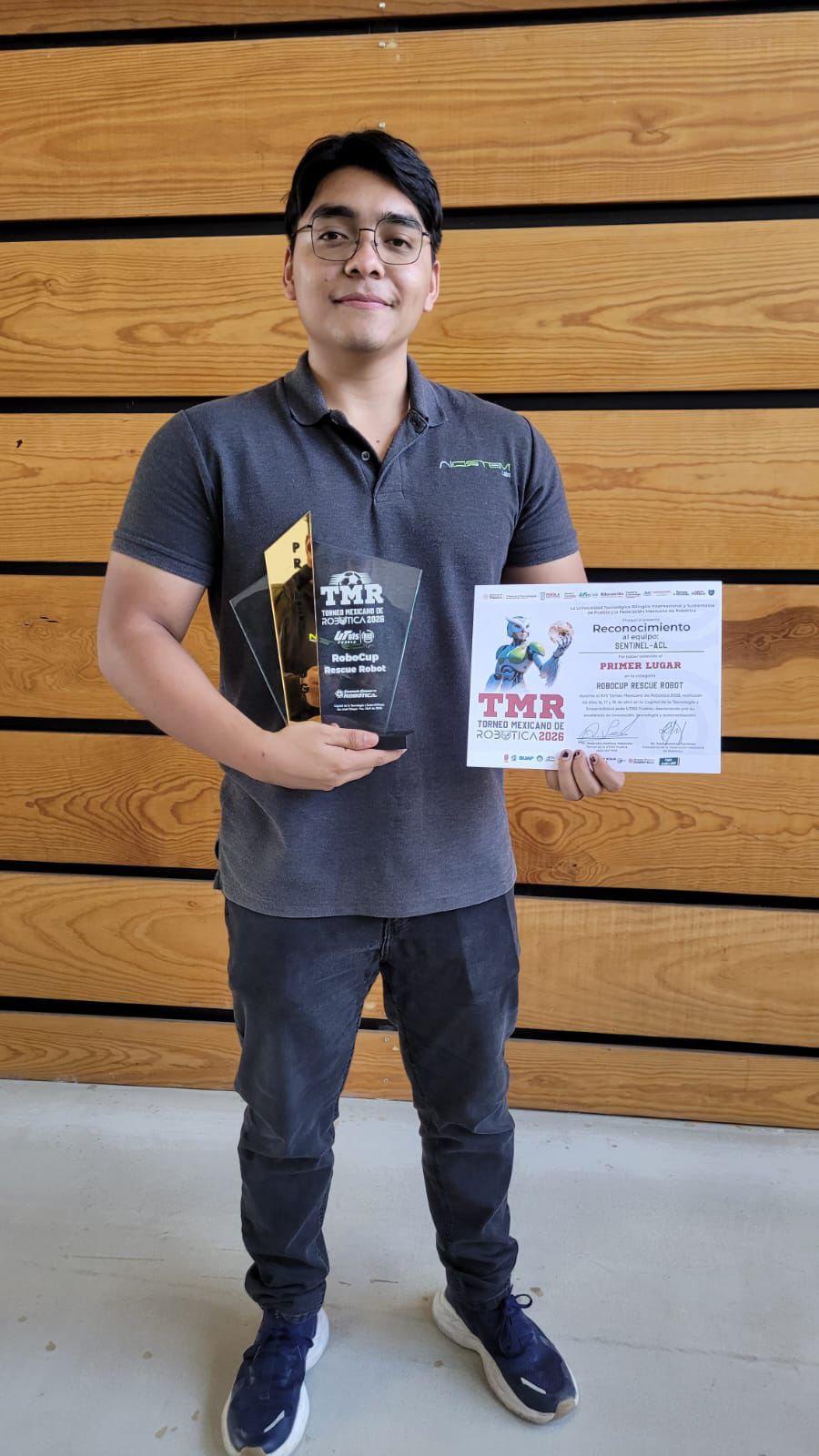 Llevan talento tamaulipeco de robótica a competencia mundial en Corea del Sur