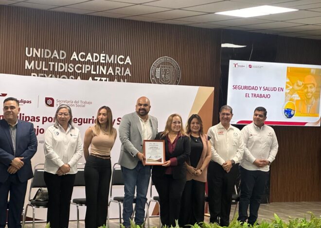 Fortalece STPS cultura de prevención con evento de seguridad y salud laboral en Reynosa