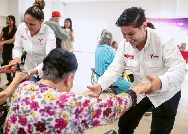 Fortalece INJUVE vínculos intergeneracionales en la Casa Hogar del Adulto Mayor en coordinación con el Sistema DIF Estatal