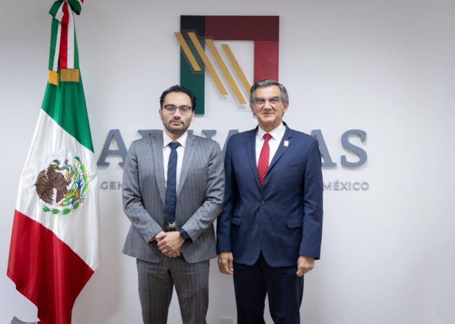 Se reúne Américo con nuevo titular de Aduanas; impulsa proyectos estratégicos en Tamaulipas