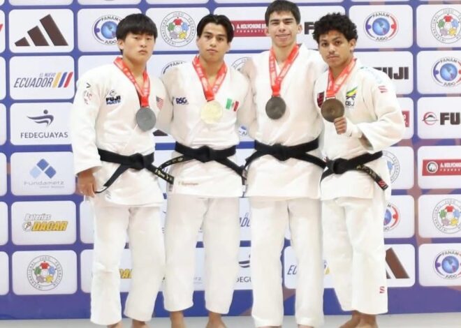 Brillan tamaulipecos en Panamericano de Judo; Eduardo Sagástegui gana el oro