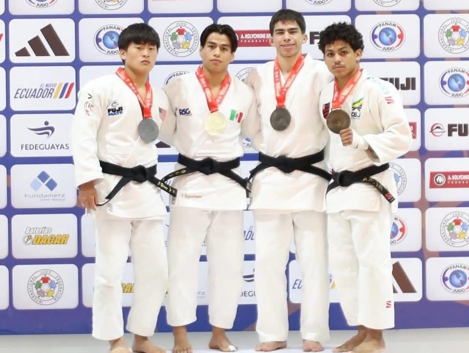 Brillan tamaulipecos en Panamericano de Judo; Eduardo Sagástegui gana el oro