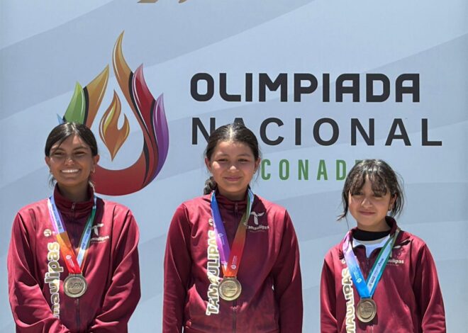 Tamaulipas “se llena” de oro en el tiro con arco femenil de la Olimpiada Nacional