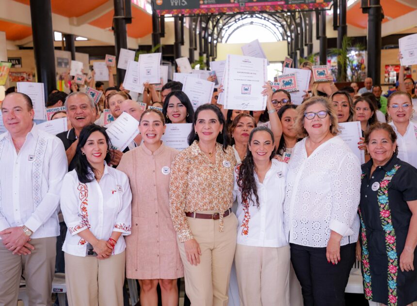 Consolida Mónica Villarreal programa “Hecho en Tampico” con 120 negocios reconocidos