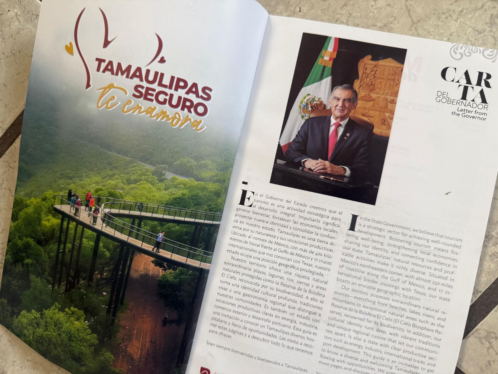 A través de su guía bilingüe, Tamaulipas seguro te enamora