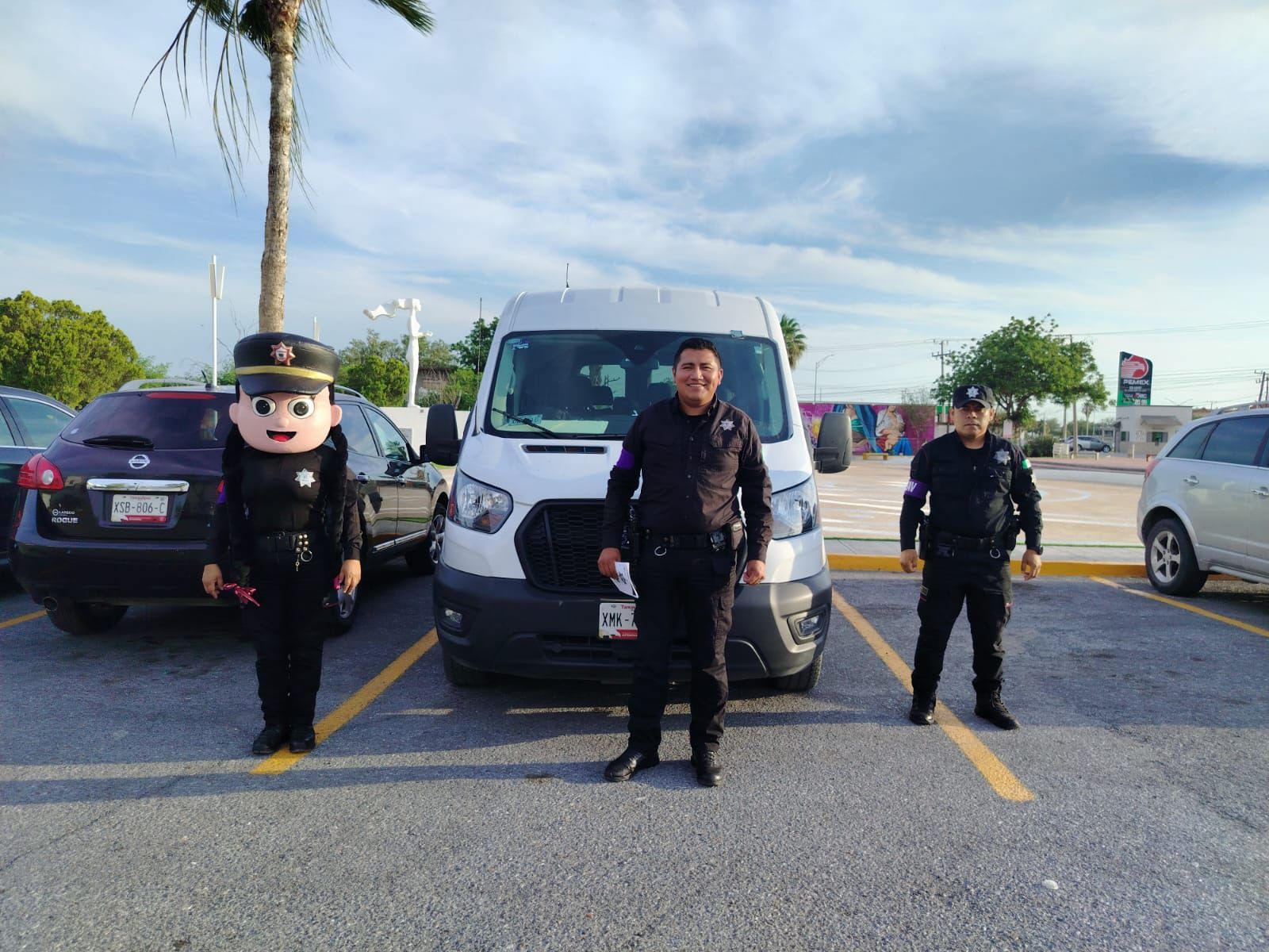 Implementa Guardia Estatal de Género operativo “Ruta Segura” e instala módulo preventivo en Nuevo Laredo