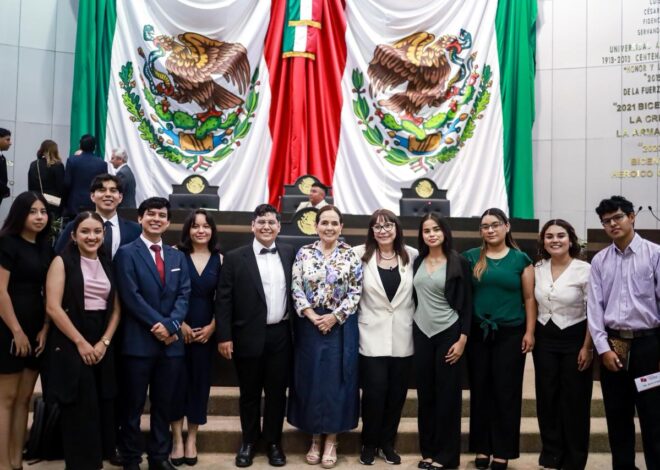 Abre sus puertas Congreso a jóvenes para ejercicio parlamentario en Tamaulipas: INJUVE