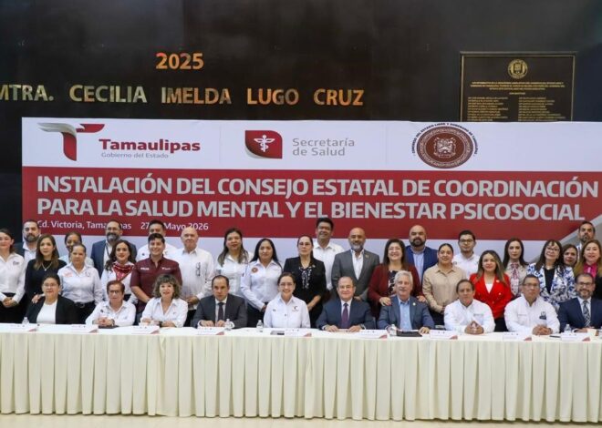 Consolida Tamaulipas atención integral a la salud mental con nuevo Consejo Estatal
