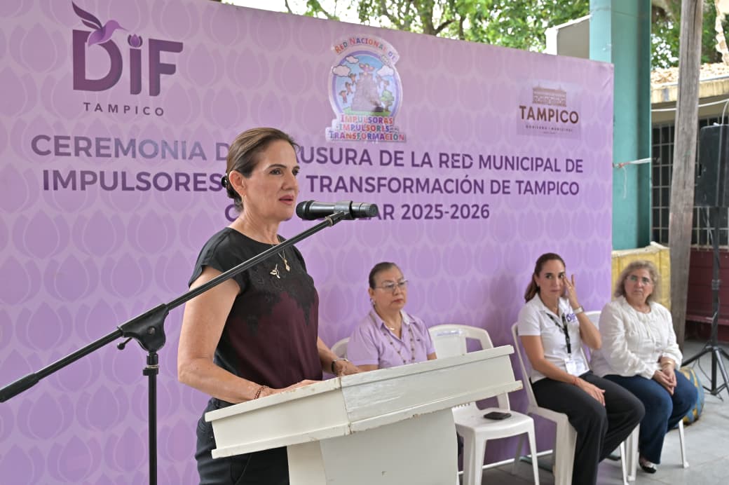 Clausura Presidenta del DIF Tampico Ciclo 2025-2026 de la Red de Impulsores de la Transformación
