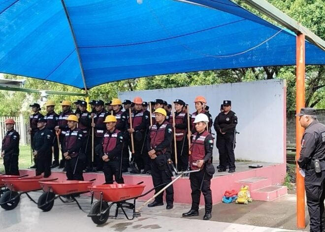 Participa Guardia Estatal en la Cuarta Jornada Estatal de Limpieza