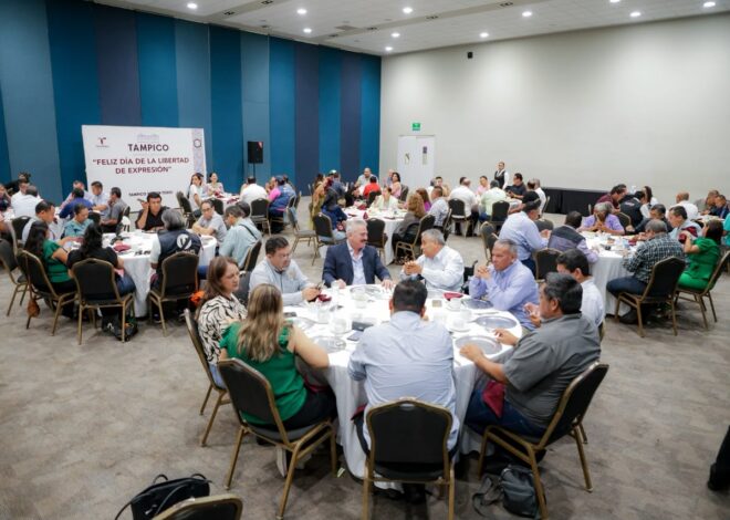 Reconoce Mónica Villarreal labor de los medios de comunicación en el Día de la Libertad de Expresión