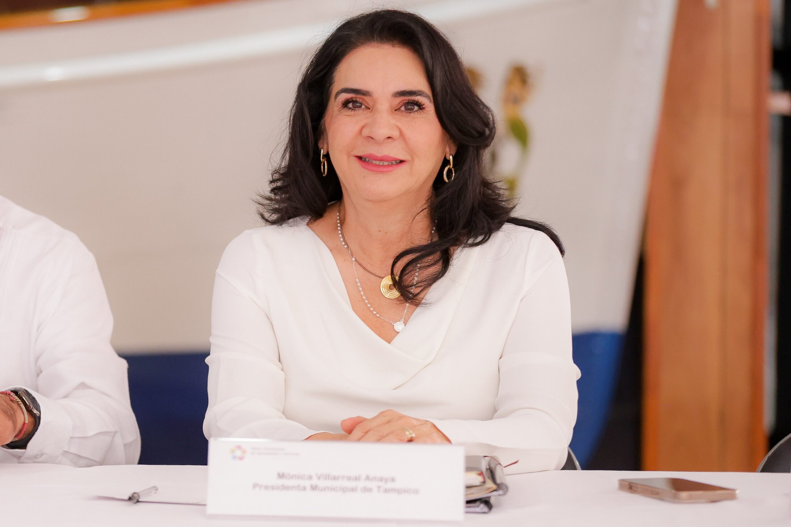 Presenta Mónica Villarreal avances en prevención y seguridad durante la 132 Sesión de la Mesa Ciudadana de Seguridad y Justicia