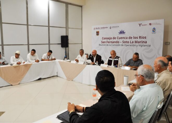 Fortalecen SRHDS y CONAGUA coordinación para la gestión sustentable del agua en la Cuenca San Fernando-Soto La Marina