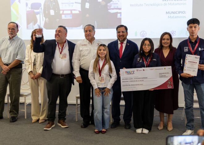 Proyectan a jóvenes científicos tamaulipecos hacia la Feria Mexicana de Ciencias e Ingenierías 2027