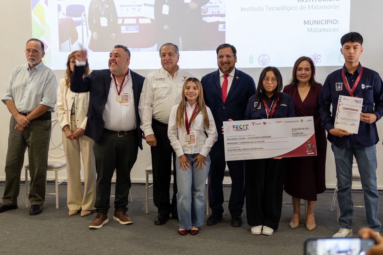 Proyectan a jóvenes científicos tamaulipecos hacia la Feria Mexicana de Ciencias e Ingenierías 2027