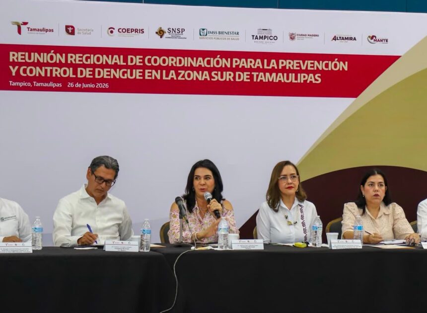 Fortalecen trabajo preventivo contra el dengue en zona sur de Tamaulipas