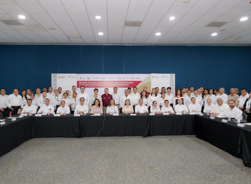 Mónica Villarreal fortalece coordinación regional para reforzar combate al dengue en el sur de Tamaulipas