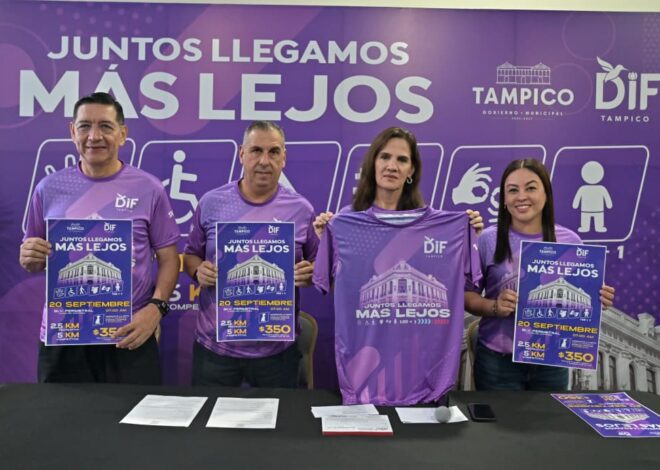 Conmemorará DIF Tampico 101 años de su emblemático edificio con la carrera atlética “Juntos Llegamos más Lejos”