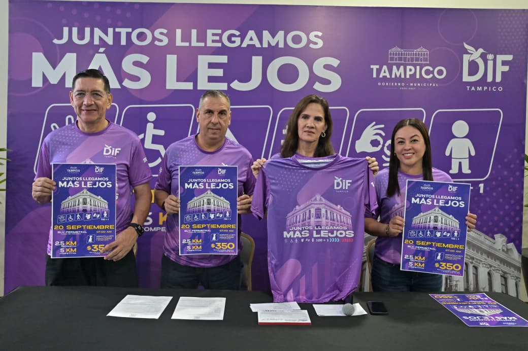 Conmemorará DIF Tampico 101 años de su emblemático edificio con la carrera atlética “Juntos Llegamos más Lejos”