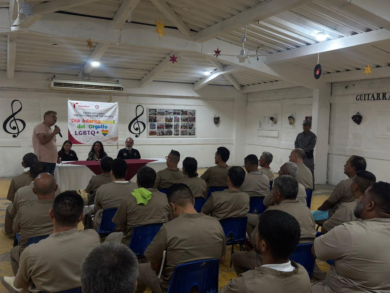 Reciben PPLs del CEDES Altamira orientación sobre diversidad sexual y cero discriminación