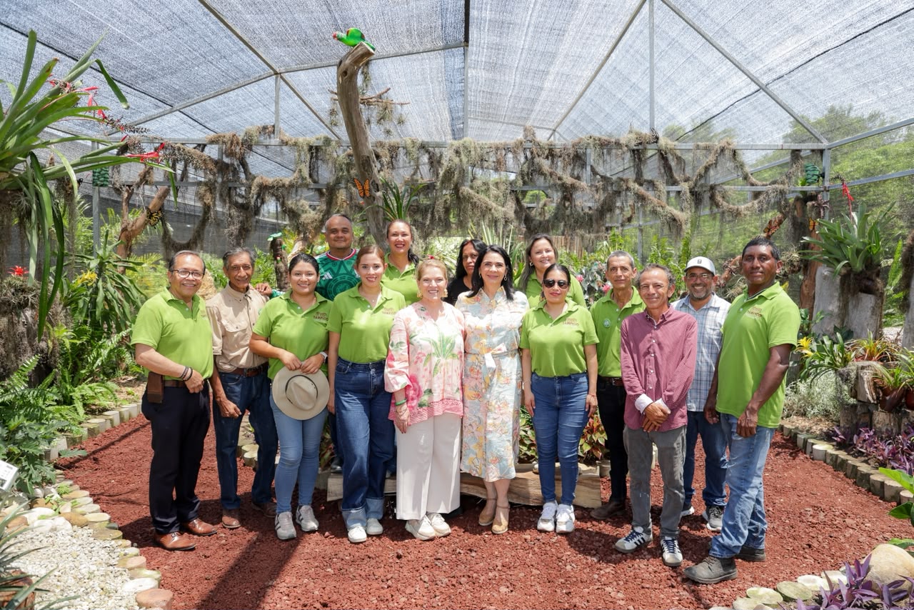 Mónica Villarreal inaugura el Bromeliario y fortalece la oferta turística y ambiental de Tampico