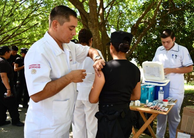 Lleva el ISSSTE jornada de vacunación a la SSPT