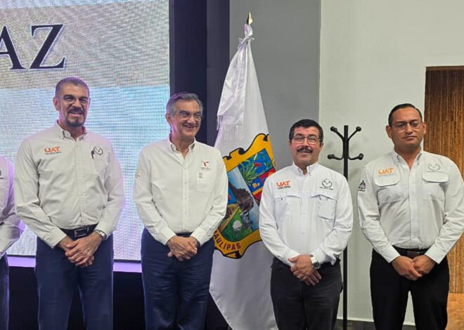 Rector de la UAT presenta avances del Atlas de Riesgos ante el gobernador en la Mesa de Paz